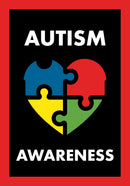 Autism Awareness Banner Flag 28 x 40 inch Causes - Flagladyusa