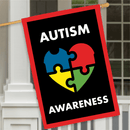 Autism Awareness Banner Flag 28 x 40 inch Causes - Flagladyusa