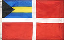 Bahamas Courtesy Flags - Flagladyusa