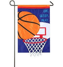 Basketball Garden Flag - Eat, Sleep, Play - Flagladyusa