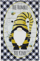 Bee Humble Bee Kind Garden Gnome Banner - Flagladyusa