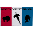 Benton County Indiana Flags - Flagladyusa
