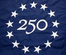 Betsy Ross America 250 Flag Embroidered - Limited Edition - Flagladyusa