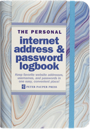Blue Agate Internet Address & Password Logbook - Flagladyusa