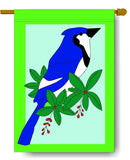 Blue Jay Banner Flag 28 x 40 inch Animals - Flagladyusa
