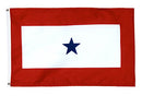 Blue Service Star Banner Flags - Flagladyusa