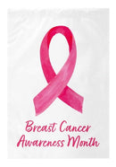 Breast Cancer Awareness Month Double Sided Banner - Pink Ribbon - Flagladyusa