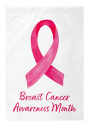 Breast Cancer Awareness Month Garden Flag - Flagladyusa