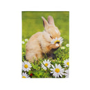 Bunny Break Suede Garden Flag - Flagladyusa