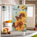 Butterfly Glow House Flag - Flagladyusa