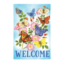 Butterfly's Fly Together Burlap Garden Flag - Flagladyusa
