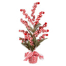 Candy Cane Artificial Potted Tree - Flagladyusa