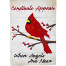 Cardinals Appear When Angels Are Near Linen Flags - Flagladyusa
