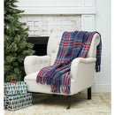 C&F Home Douglas Blue Plaid Throw Blanket - Flagladyusa