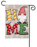Christmas Home Gnome Burlap Flag - Flagladyusa