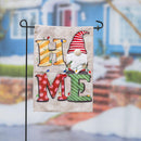 Christmas Home Gnome Burlap Flag - Flagladyusa