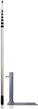 Collapsible 20ft Flagpole (Tire mount sold separately) - Flagladyusa
