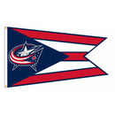 Columbus Blue Jackets Burgee Flag - 3x5 ft - Flagladyusa
