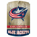Columbus Blue Jackets Wood Sign - Flagladyusa