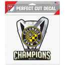 Columbus Crew MLS Cup Champions Perfect Cut Decals 8"x8" - Flagladyusa