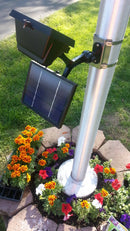 Commercial Series Solar Flagpole Lights - Flagladyusa