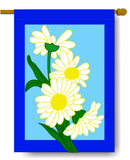 Daisy Splendor Banner Flag 28 x 40 inch Flowers, Spring, Summer - Flagladyusa