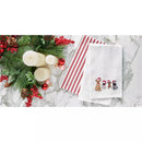 Dog Santa Hats Waffle Weave Kitchen Towel - Flagladyusa