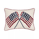 Double US Flag Pillow - Flagladyusa
