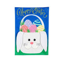 Easter Bunny Basket Burlap Banner - Flagladyusa