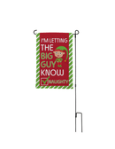 Elf on the Shelf "Naughty or Nice" Garden Flag - Flagladyusa