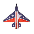 Ever Fliers Patriotic Airplane Kite w/ Reel - Flagladyusa