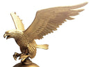 Extra - Large Flying Eagle Flagpole Topper in Cast Aluminum - Flagladyusa