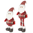 Fabric Christmas Santa Table Décor with Telescopic Legs - Flagladyusa
