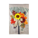 Fall Floral Rake Banner - Flagladyusa