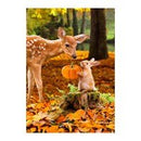 Faun and Bunny Suede Garden Flag - Flagladyusa