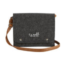 Felt Cross - Body Purse - It is Well with My Soul - Flagladyusa