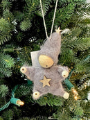 Felt Star Character Ornaments - Flagladyusa