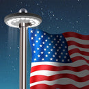 Flagpole Disc Series Solar Flagpole Lights - Flagladyusa