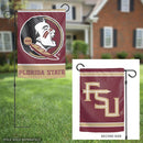 FLORIDA STATE SEMINOLES GARDEN FLAGS 2 SIDED 12.5" X 18" - Flagladyusa