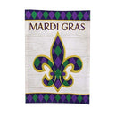 Fluer De Lis Linen Garden Flag - Flagladyusa