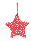Gallerie II Patriotic Star 4th Of July Glass Ornament - Flagladyusa
