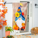 Give Thanks Fall Gnome Burlap Flags - Flagladyusa