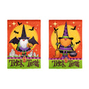 Gnomes in Costume Halloween Suede Garden Flag - Flagladyusa