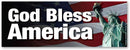 God Bless America Magnet - Flagladyusa