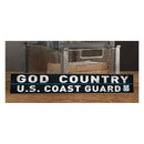 God & Country U.S. Coast Guard Weathered Wood Sign - Flagladyusa