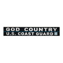 God & Country U.S. Coast Guard Weathered Wood Sign - Flagladyusa