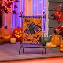 Gone Batty Applique Garden Flag - Flagladyusa