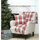 Gracelyn Red and Green Plaid Christmas Throw - Flagladyusa