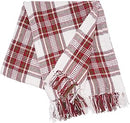 Gracelyn Red and Green Plaid Christmas Throw - Flagladyusa