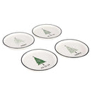 Green Holiday Dish Set of 4 - Trees - Flagladyusa